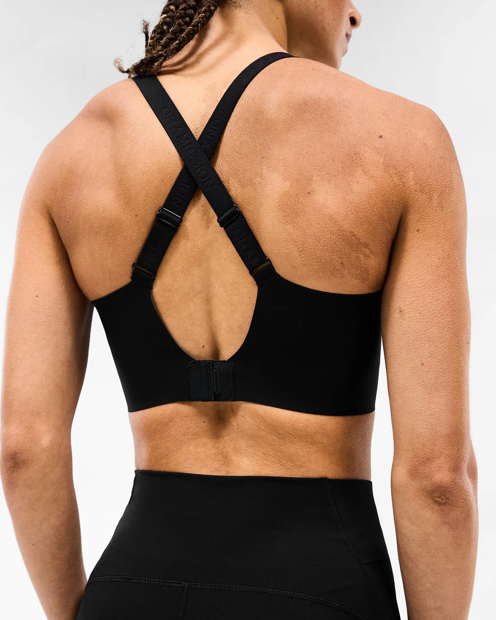 247 Mid Impact Sports Bra - Black