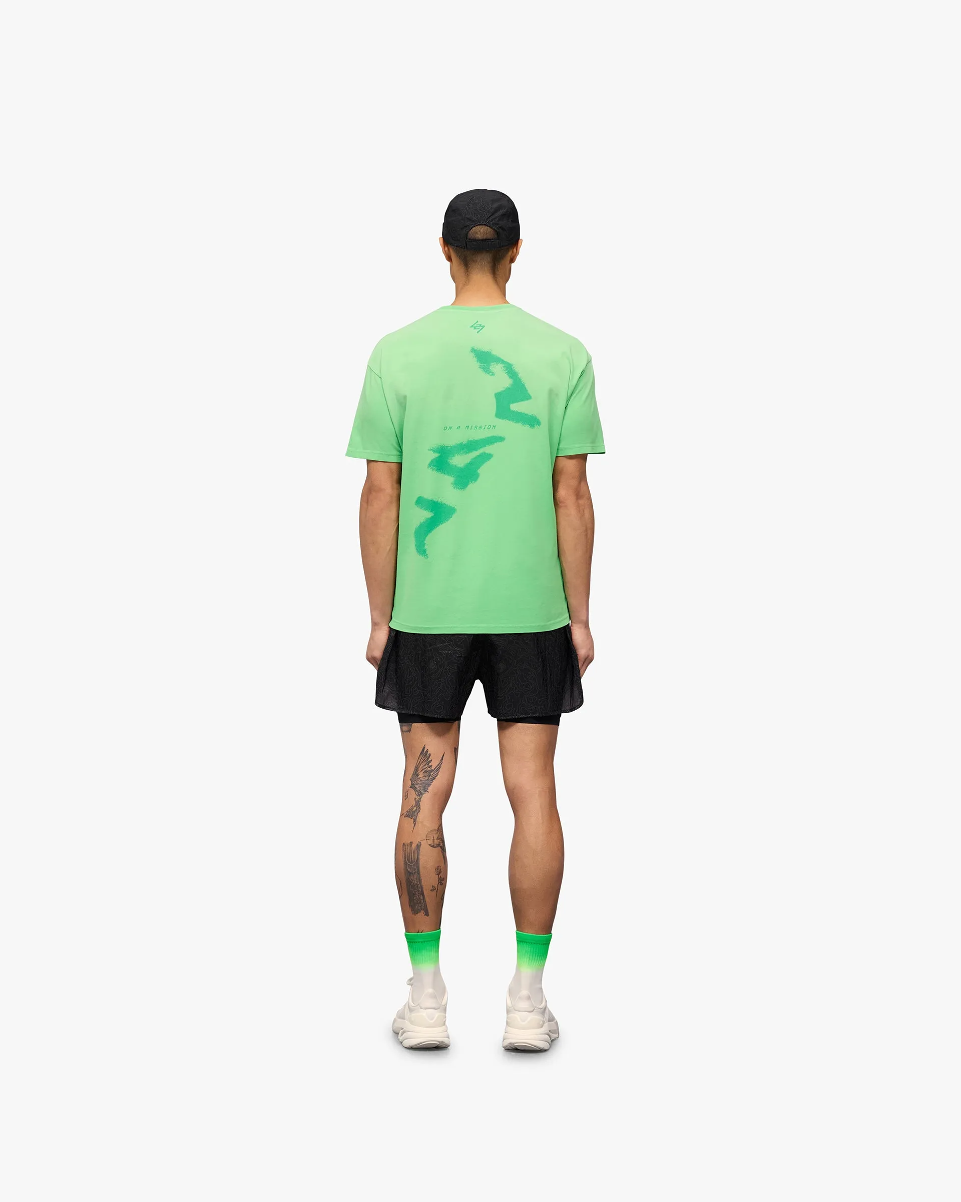 247 Motion Oversized T-Shirt - Speed Green