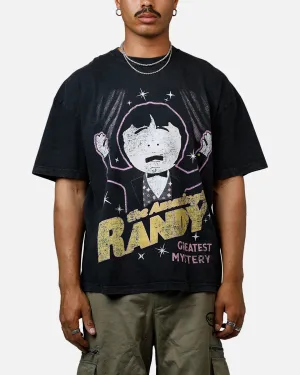 73 Studio The Amazing Randy Heavyweight T-Shirt Black Acidwash