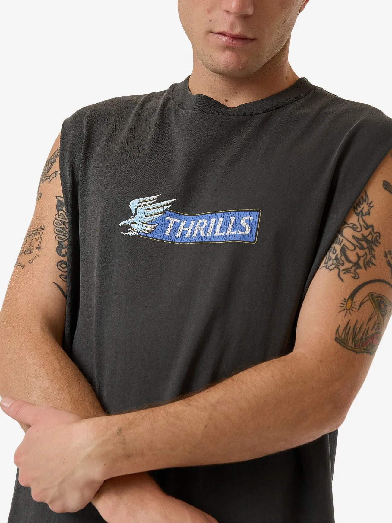 Allegiance Merch Fit Muscle Tee - Merch Black