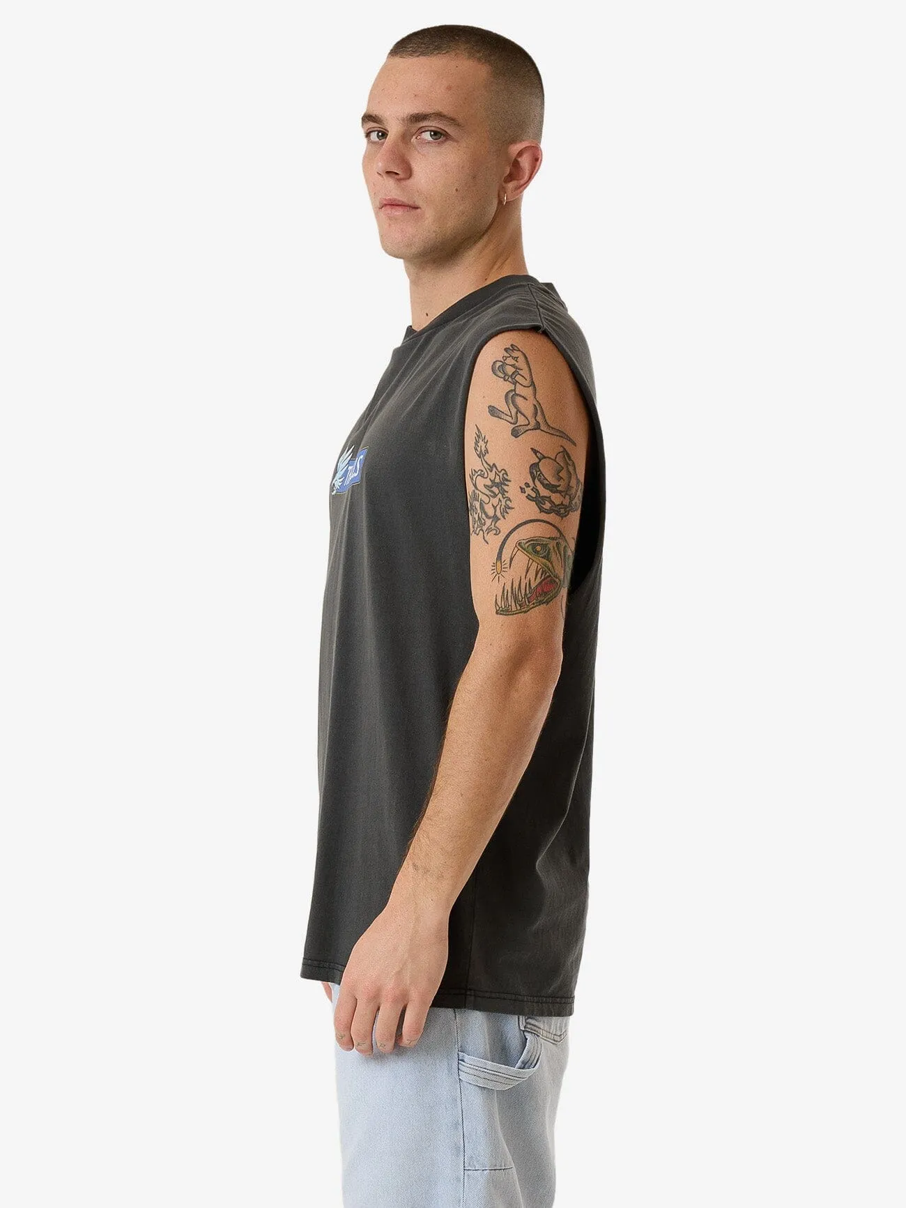 Allegiance Merch Fit Muscle Tee - Merch Black