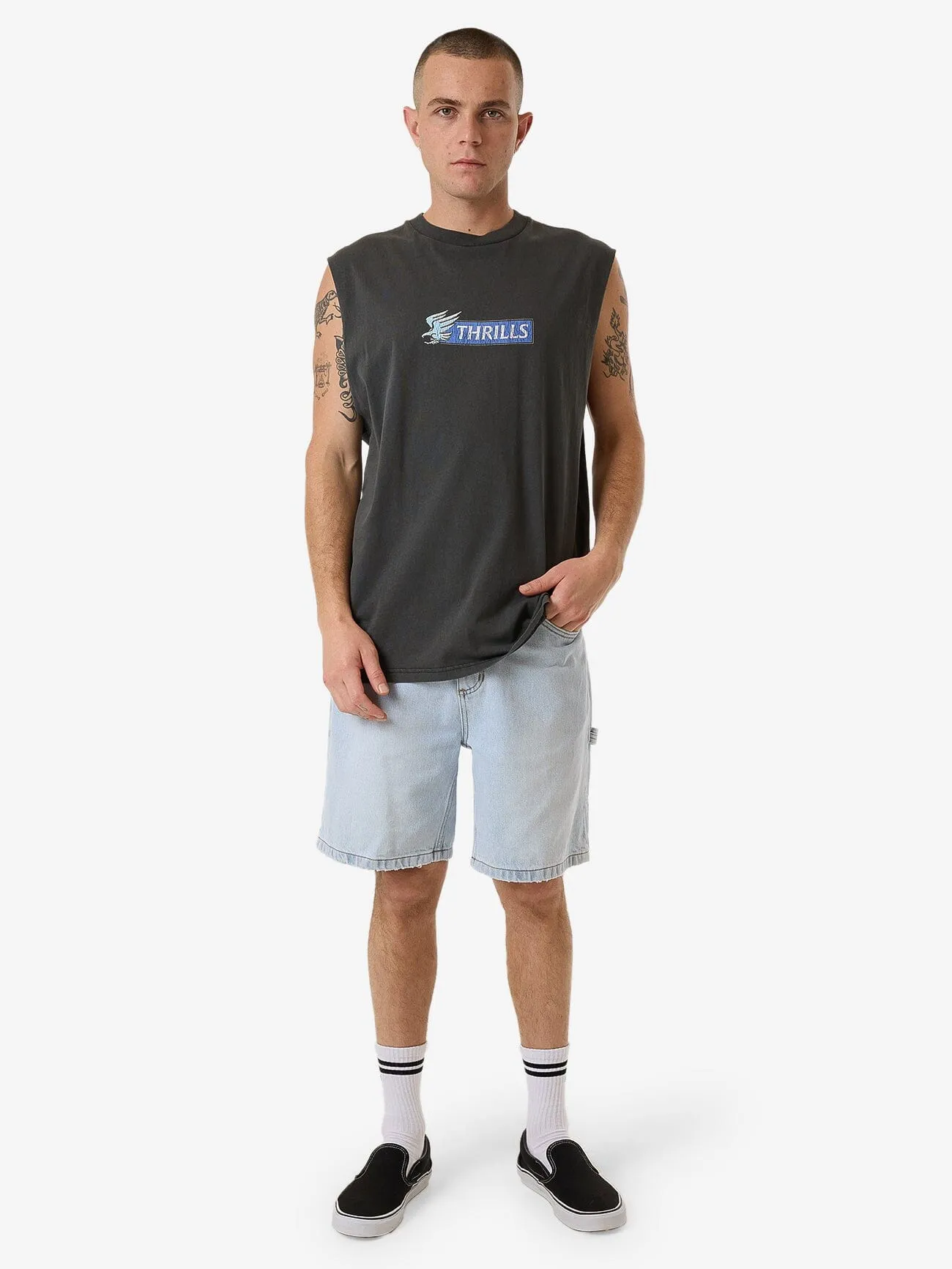 Allegiance Merch Fit Muscle Tee - Merch Black
