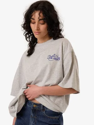Ambient Connection Oversized Tee - Snow Marle