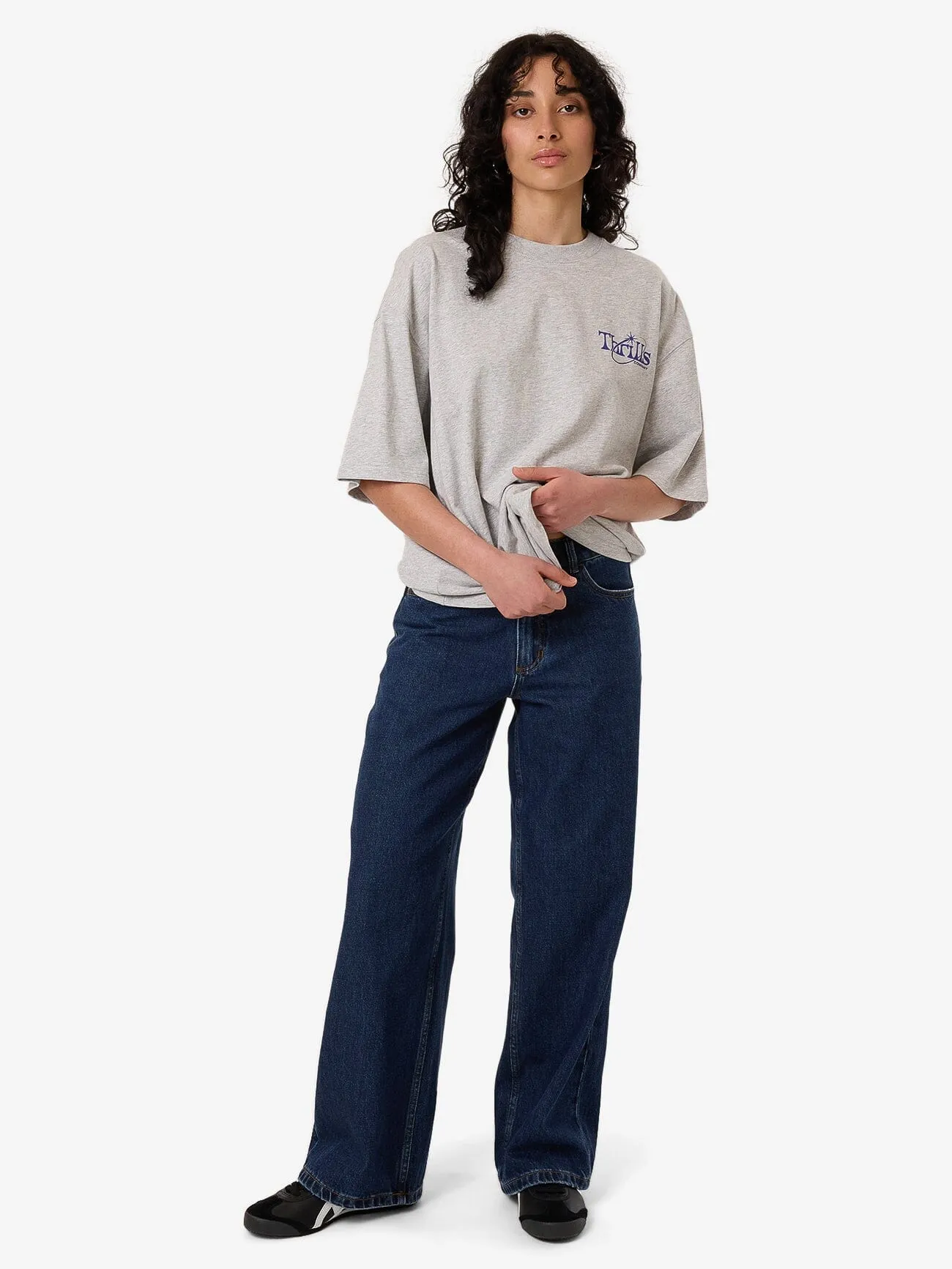 Ambient Connection Oversized Tee - Snow Marle