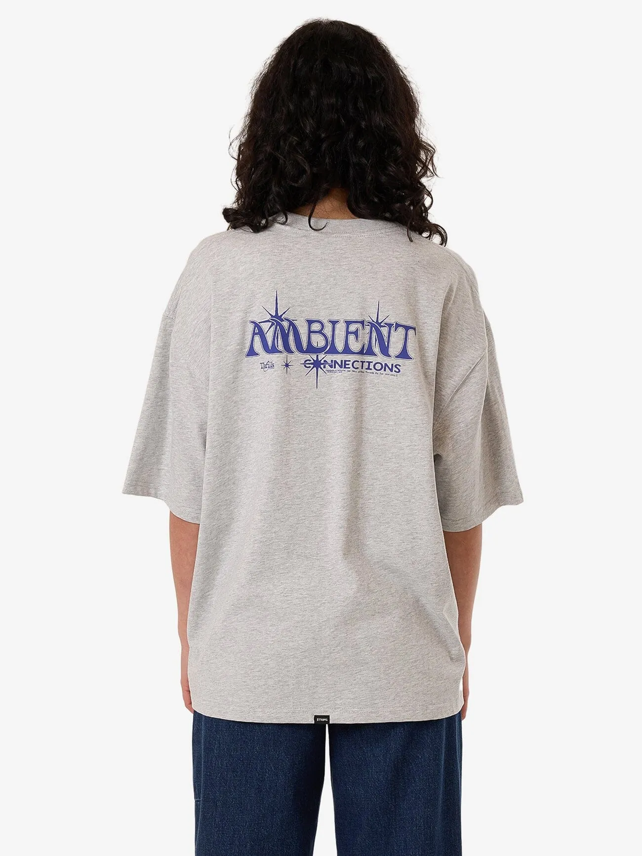 Ambient Connection Oversized Tee - Snow Marle