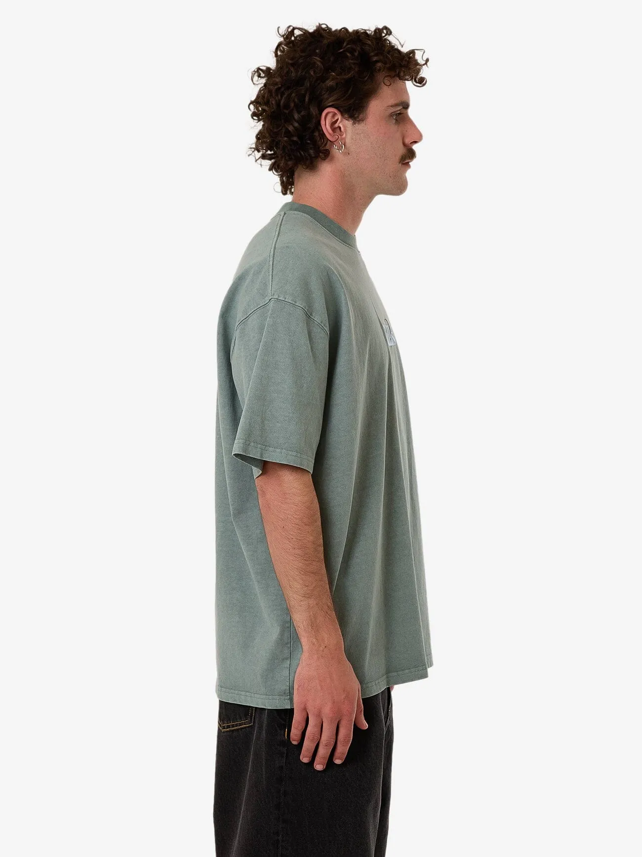 Ambient Connections Box Fit Oversize Tee - Chinois Green