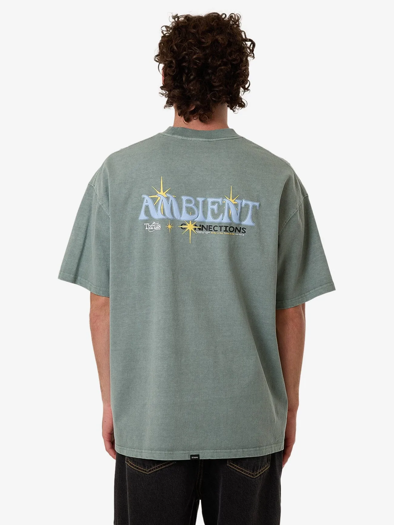 Ambient Connections Box Fit Oversize Tee - Chinois Green