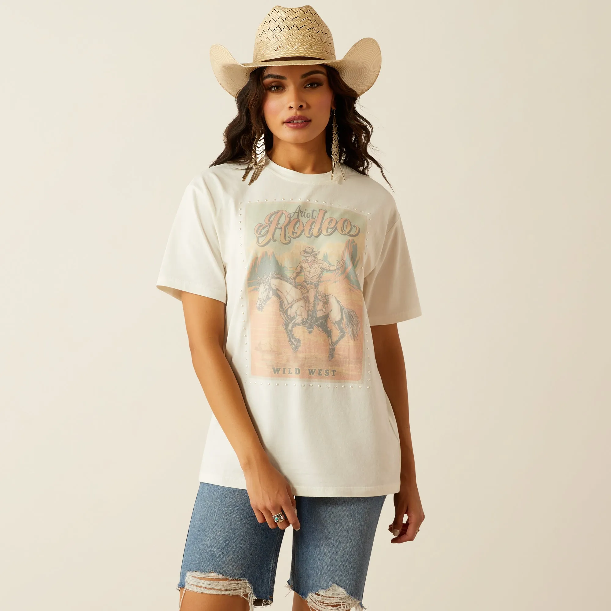 Ariat Ladies Rodeo Cloud Dancer T-Shirt 10055140