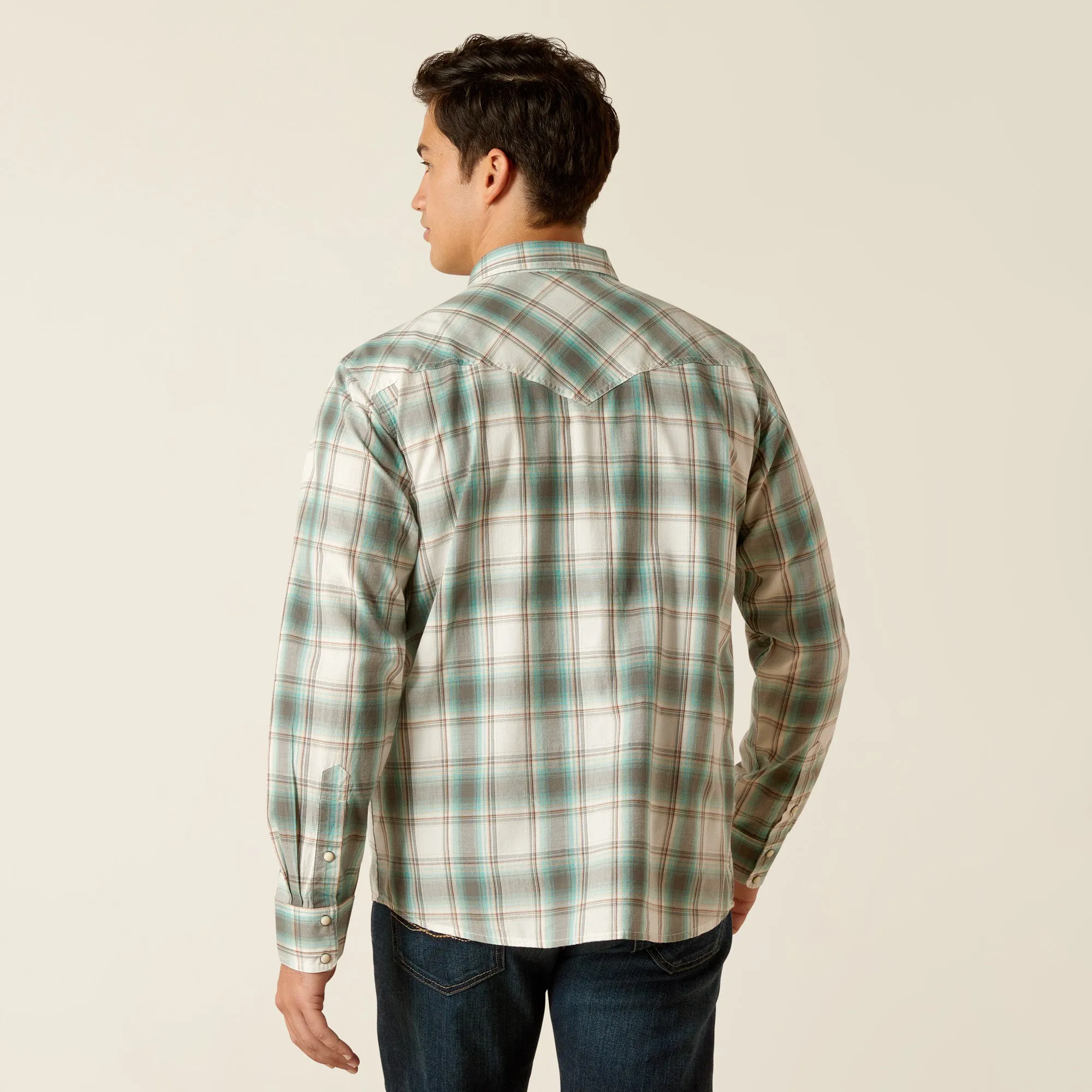 Ariat Mens 10051249 Hansai Retro Fit Shirt in Egret