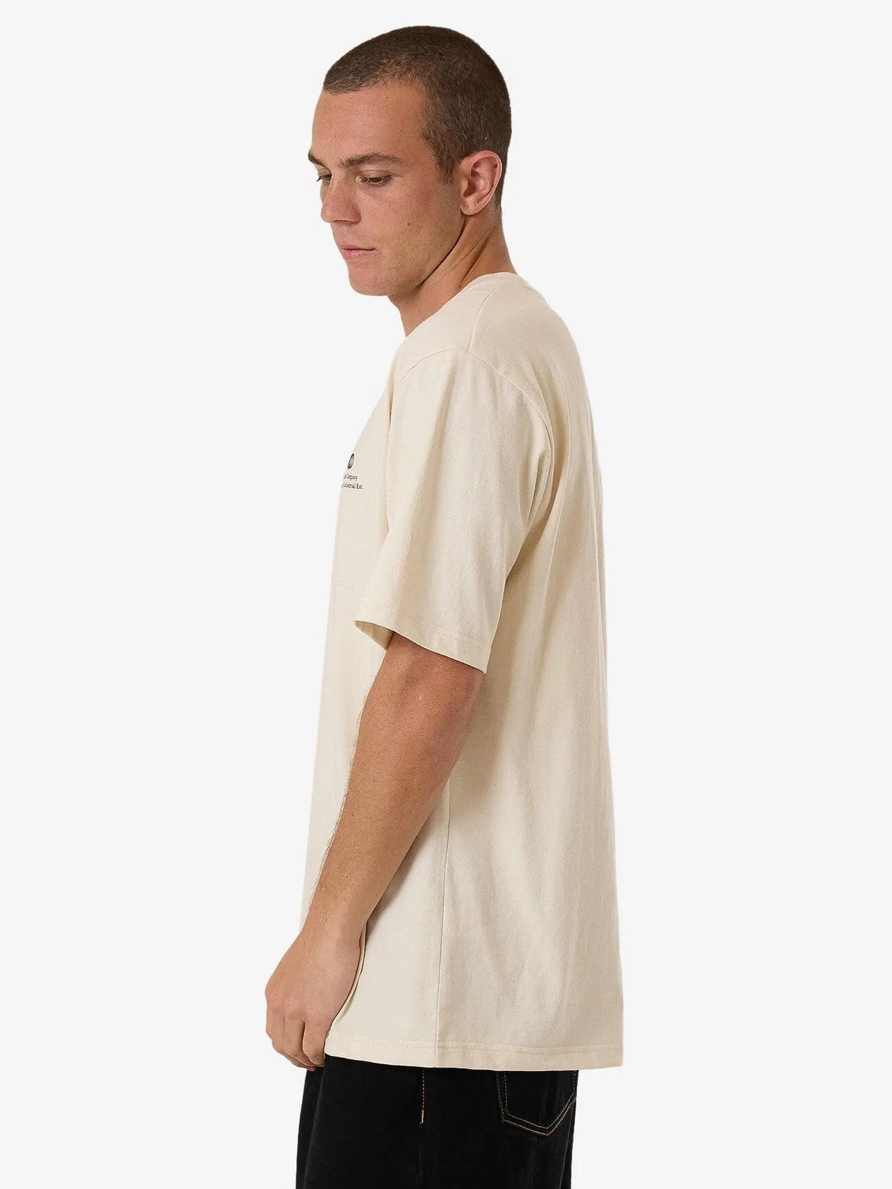 Arts & Industrial Oversize Fit Tee - Unbleached