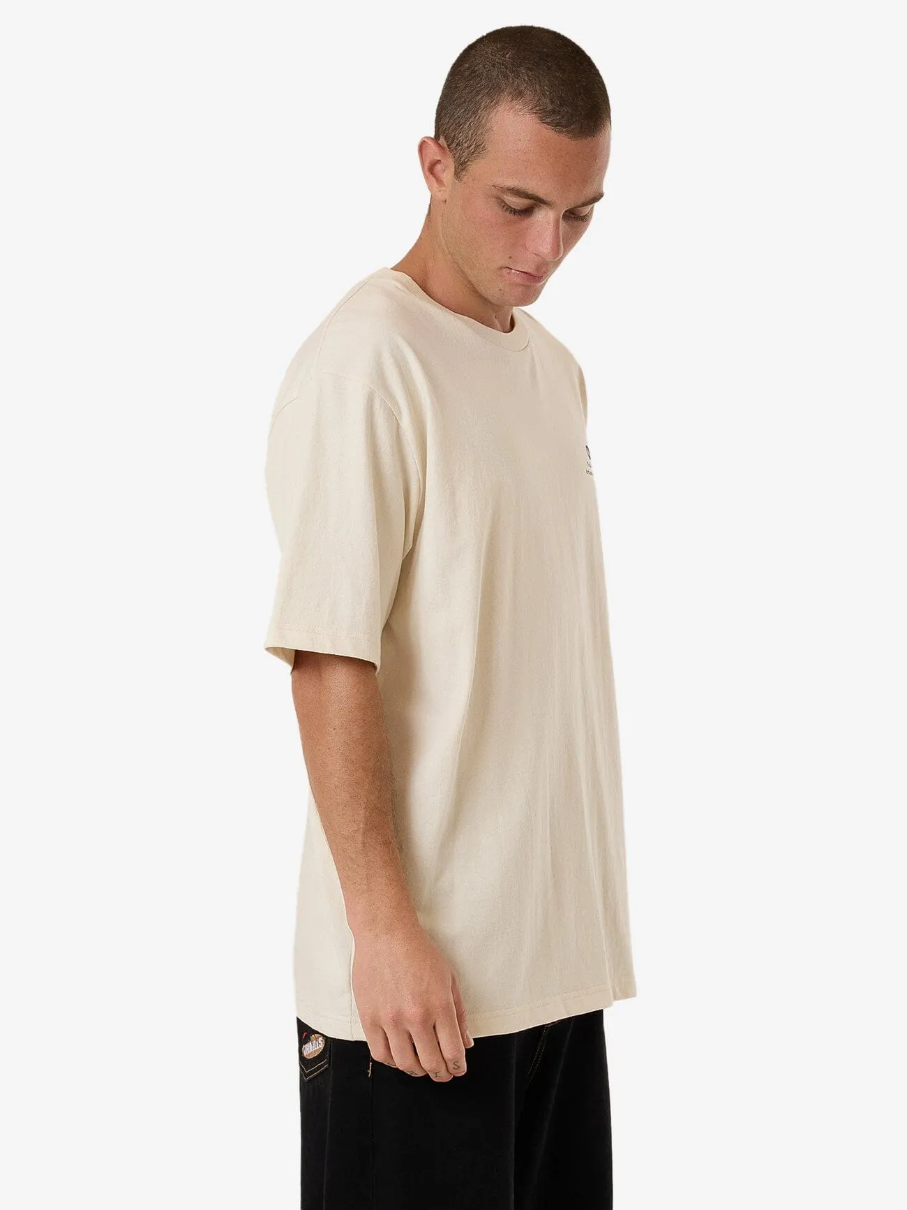 Arts & Industrial Oversize Fit Tee - Unbleached