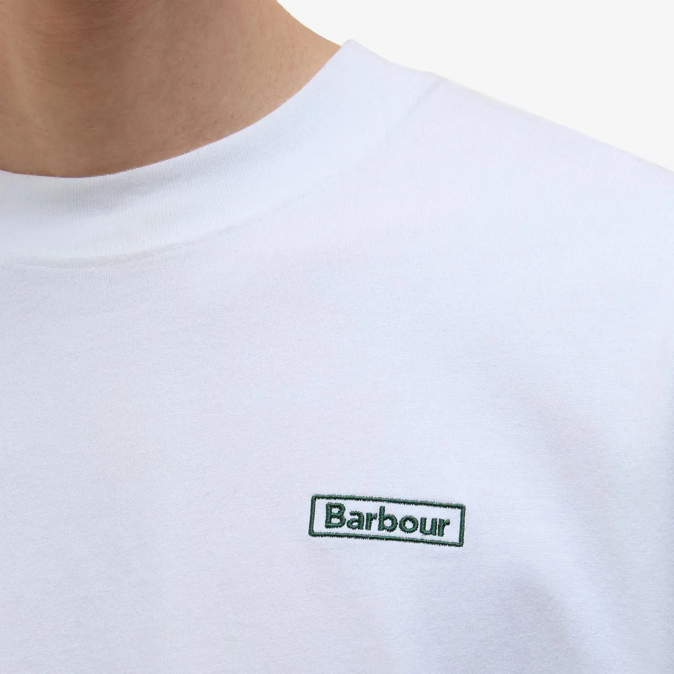 Barbour Walton Embroidered Fit T-Shirt White