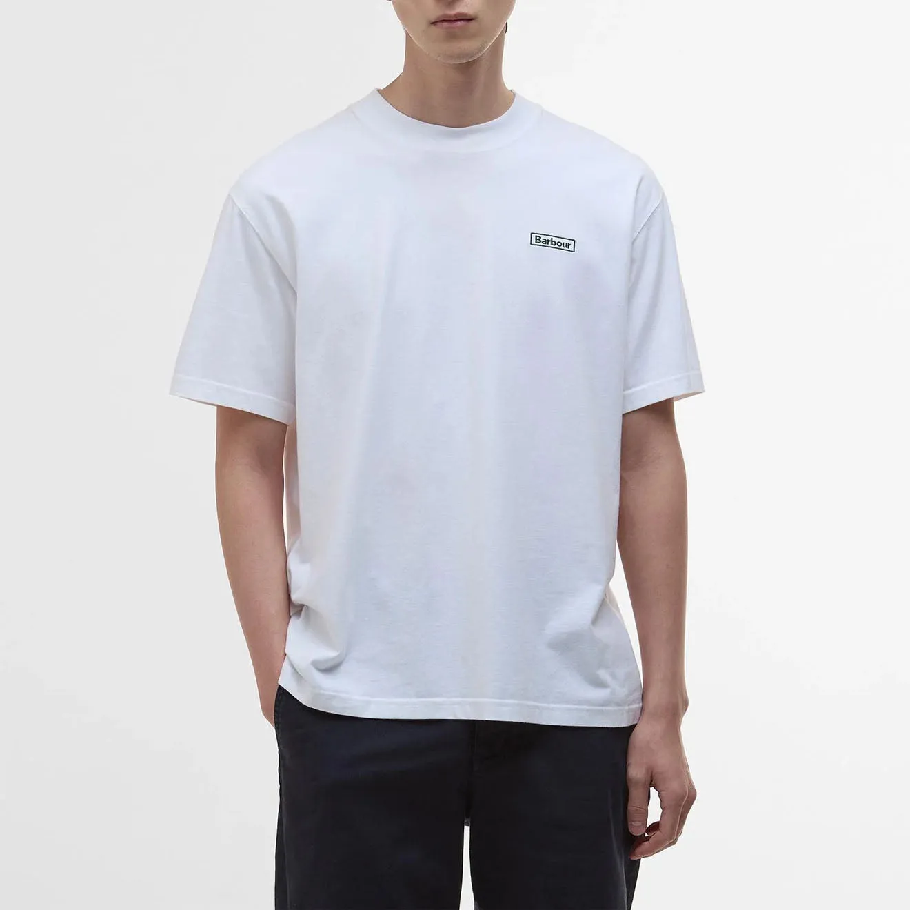 Barbour Walton Embroidered Fit T-Shirt White