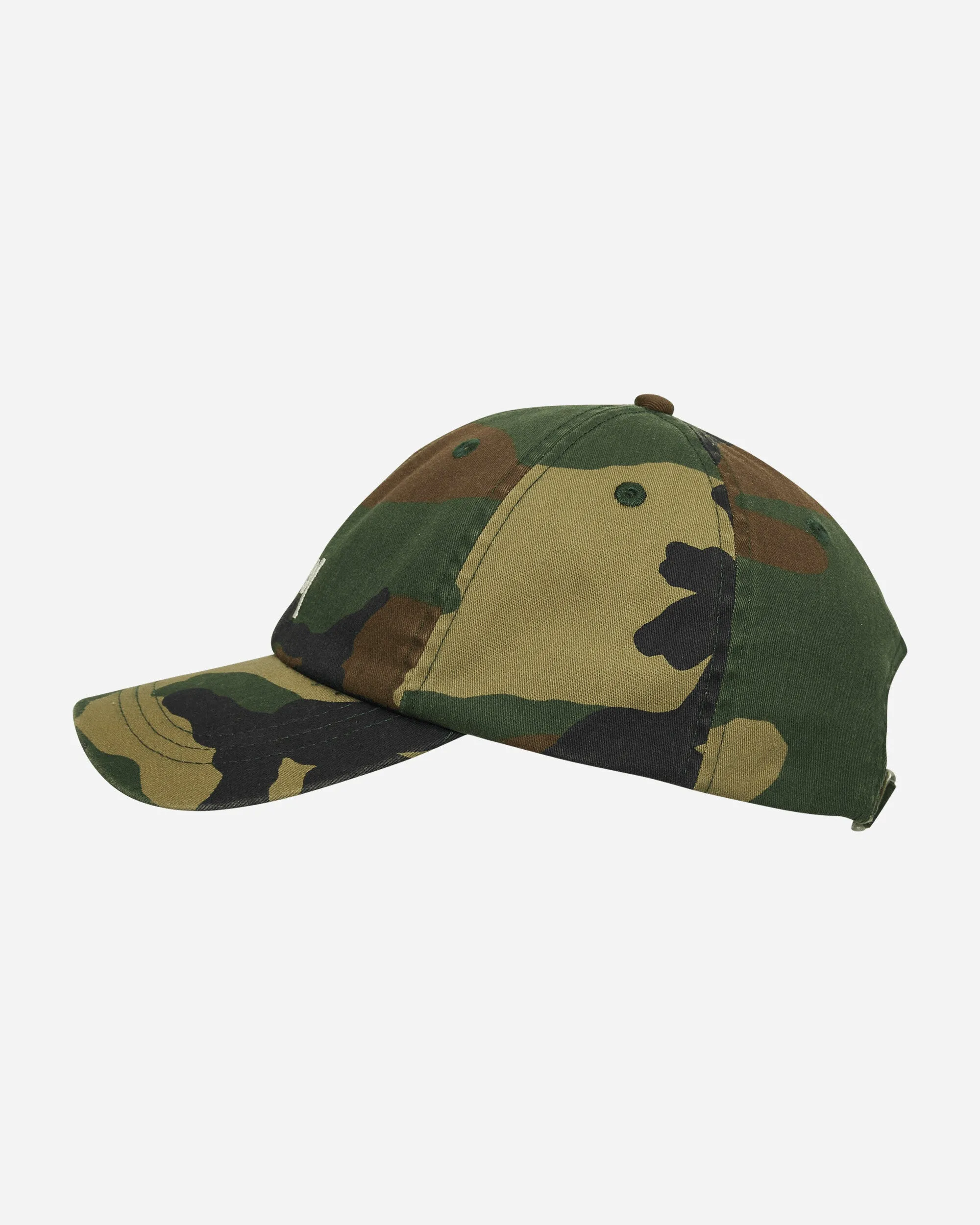 Basic Washed Cap Woodland Camo