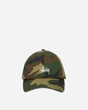 Basic Washed Cap Woodland Camo