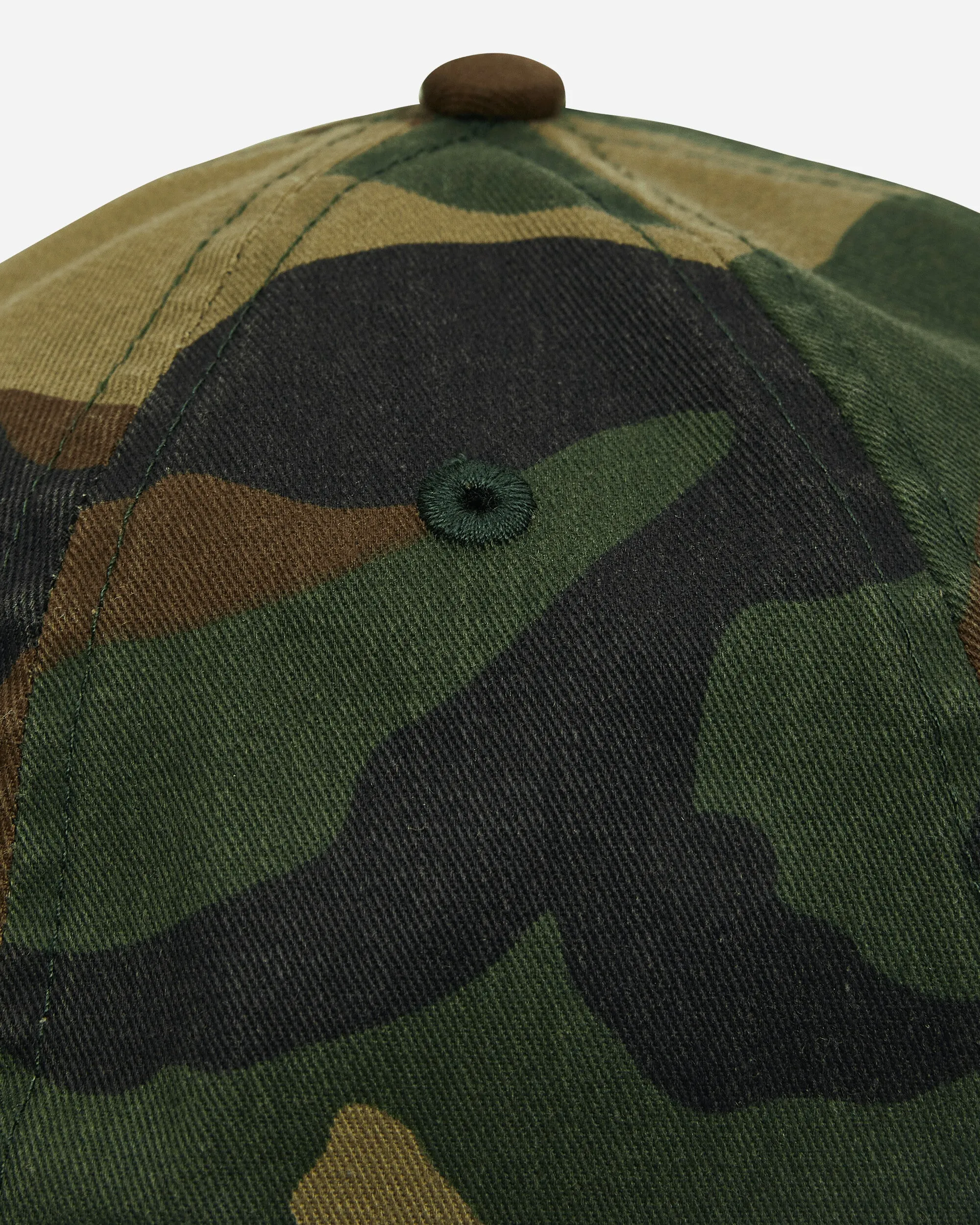 Basic Washed Cap Woodland Camo