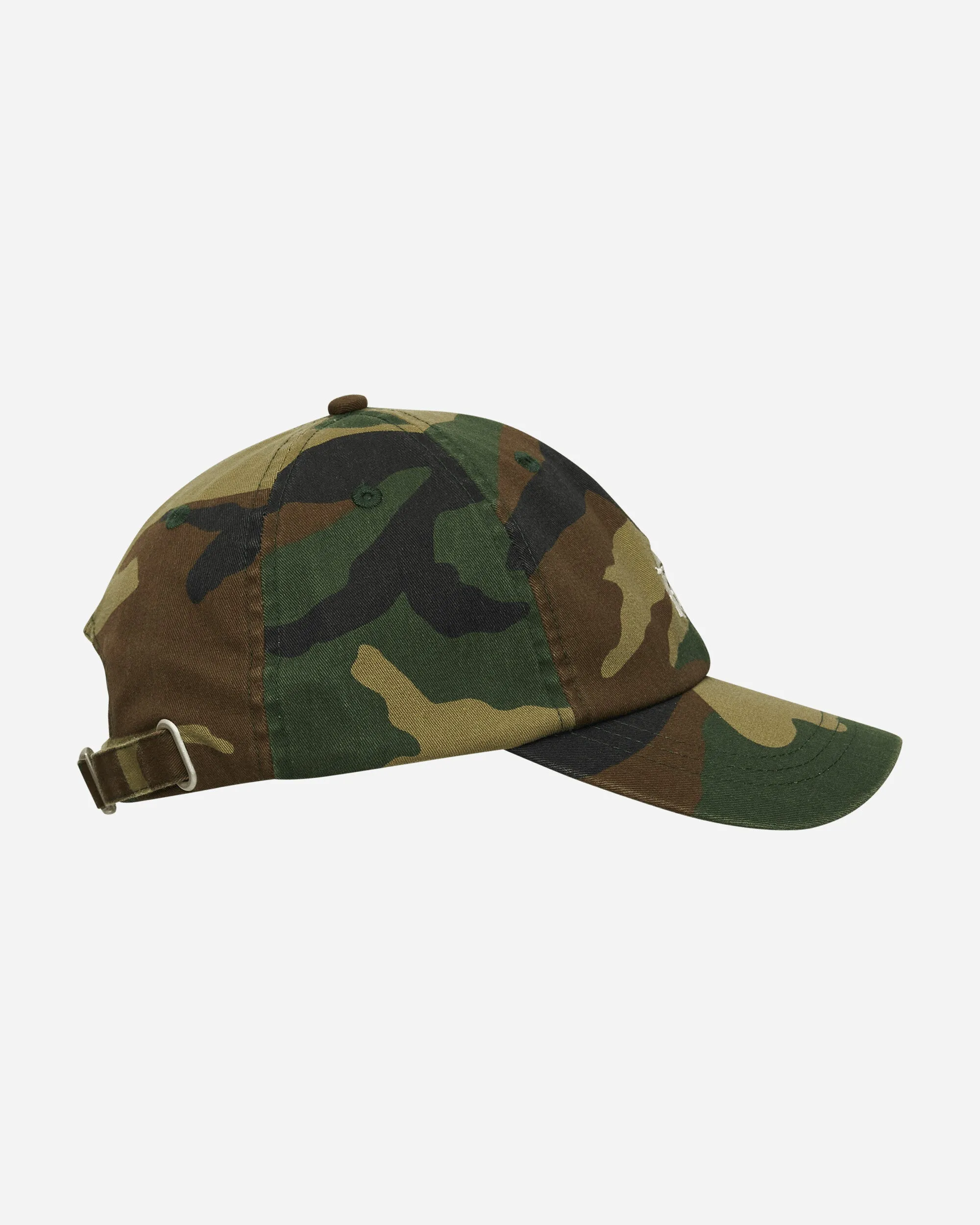 Basic Washed Cap Woodland Camo