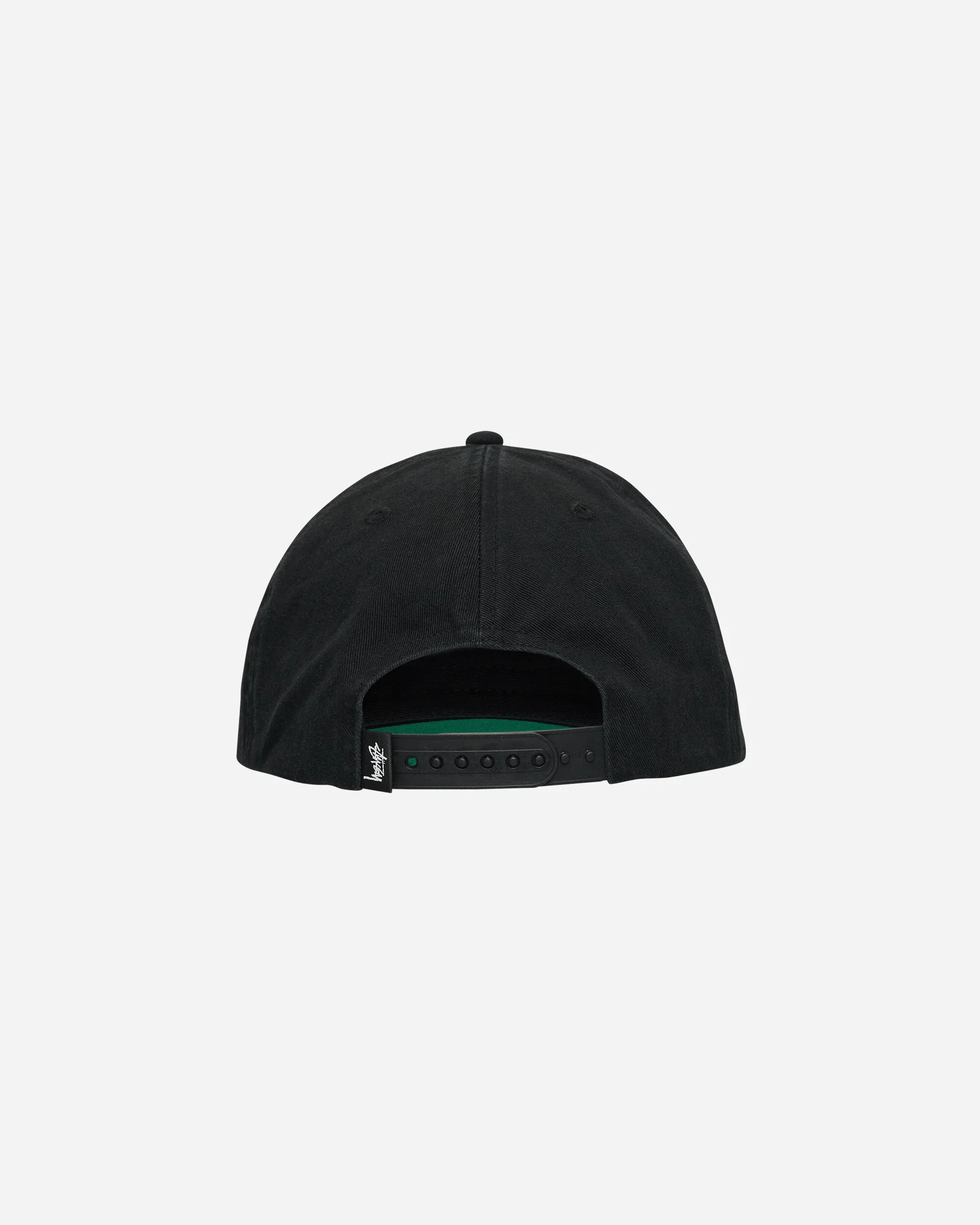 Big Stock Snapback Cap Shadow Black