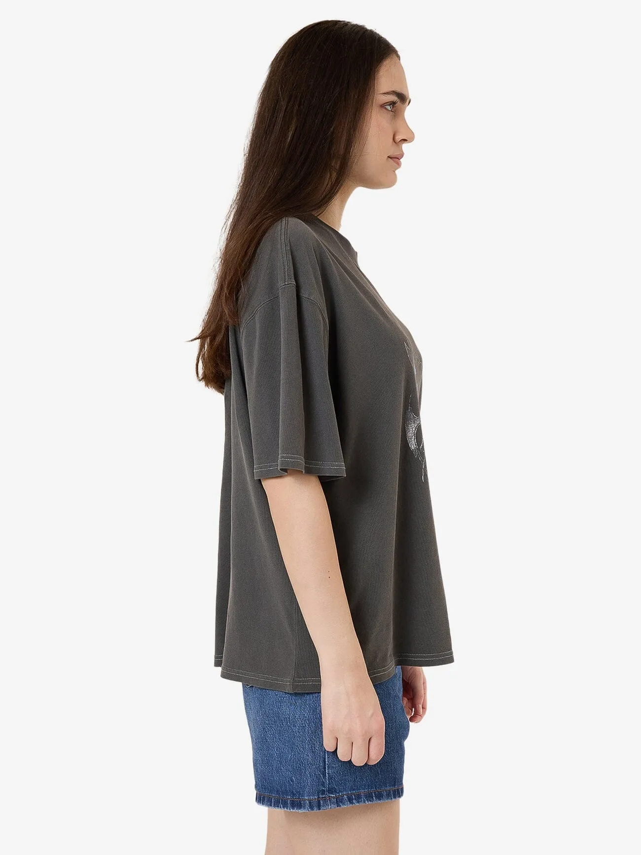 Bitter End Oversized Tee - Merch Black