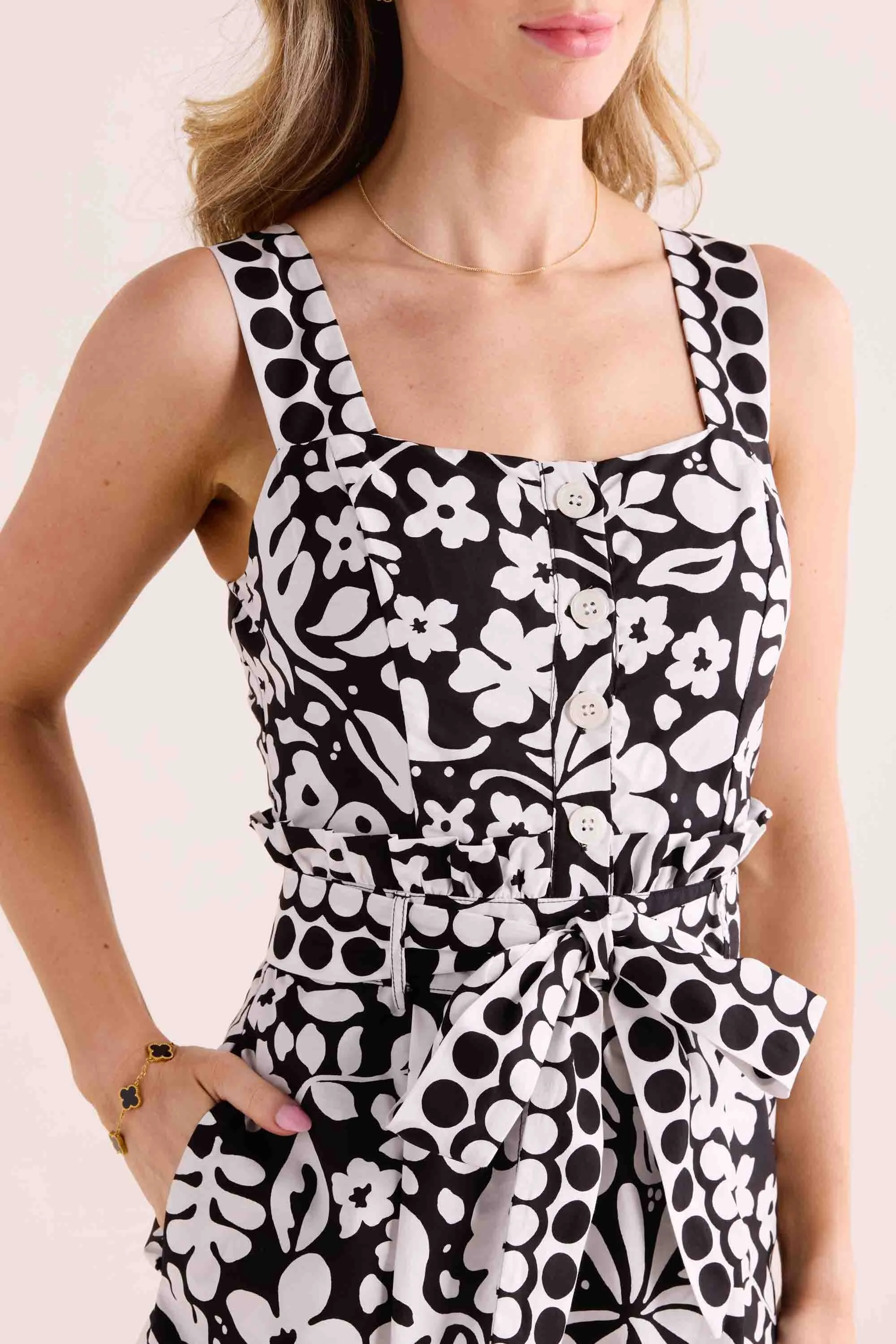 Brady Romper- Black