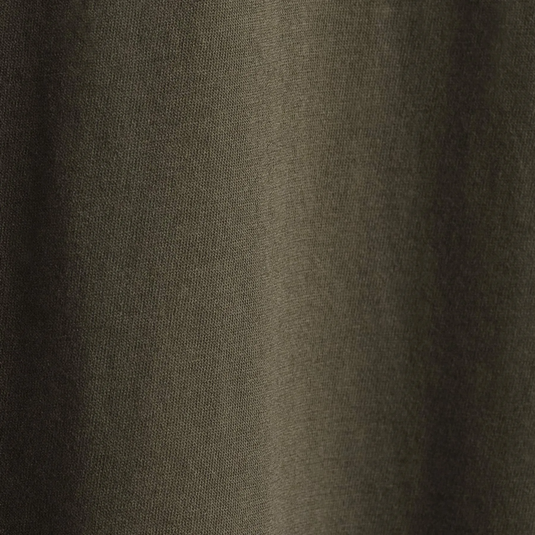 Brushed Lotus Crew - Army Green