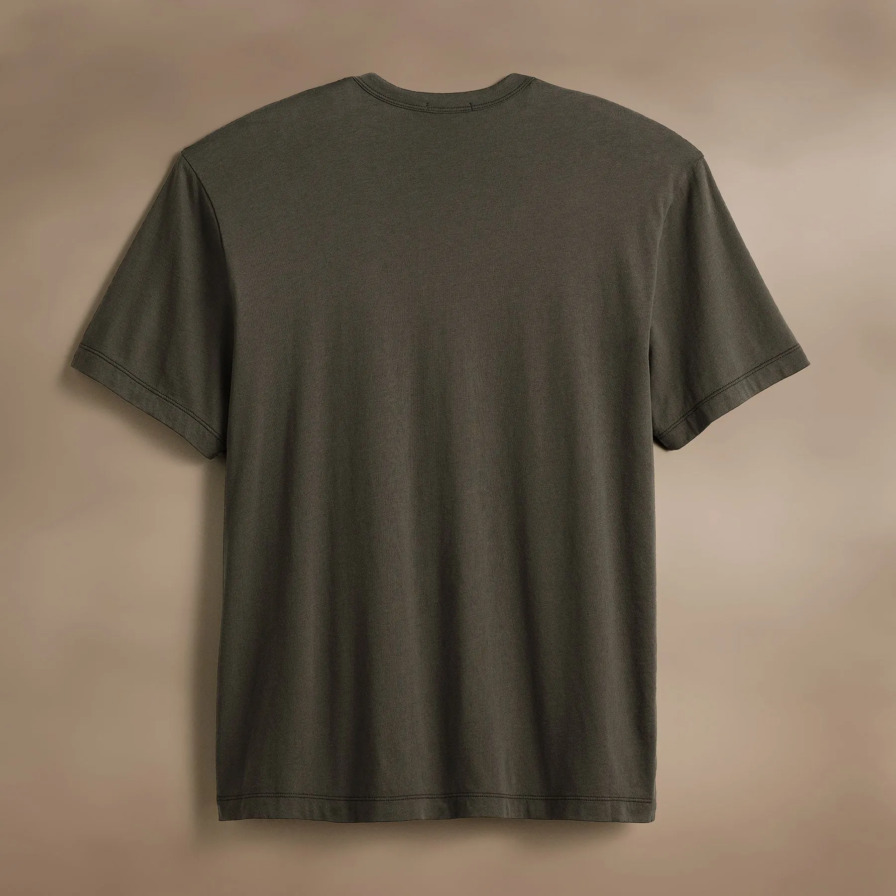 Brushed Lotus Crew - Army Green