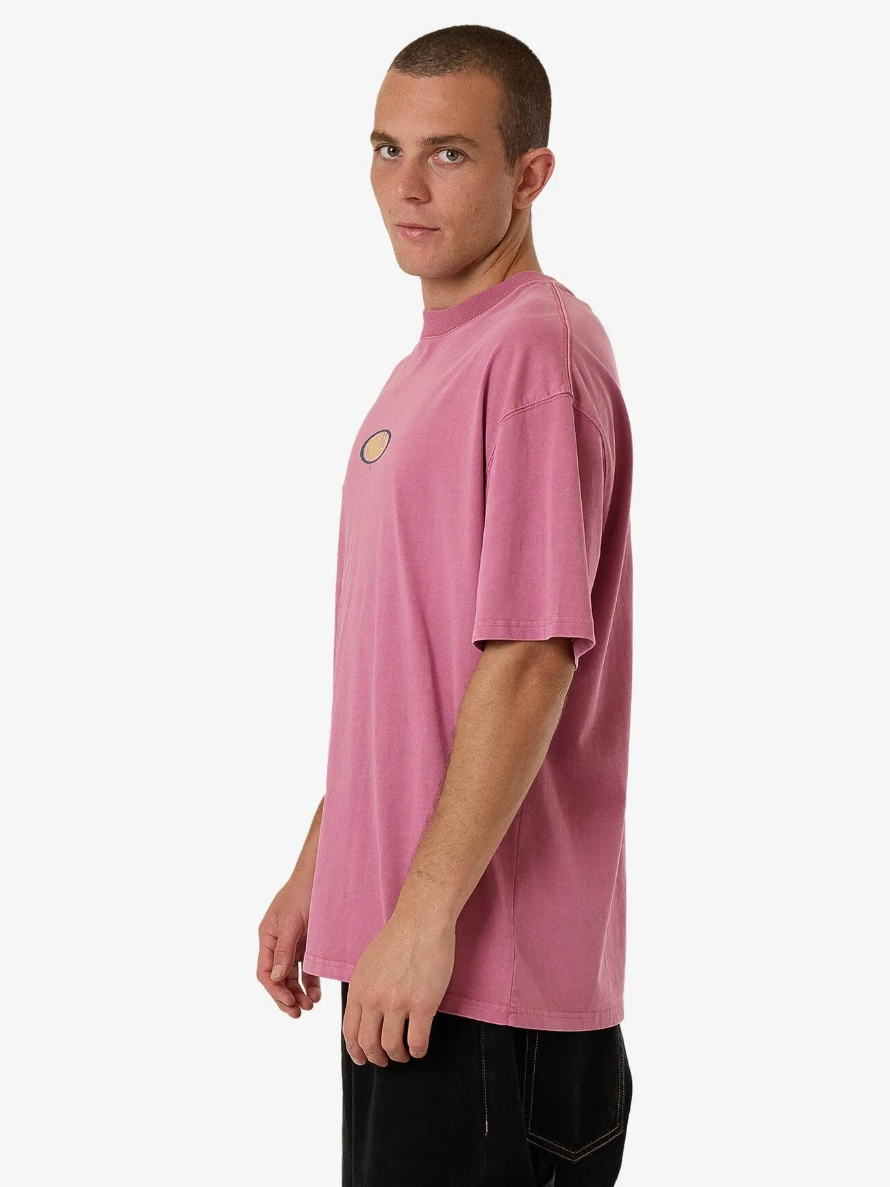 Bueno Box Fit Oversize Tee - Heather Rose