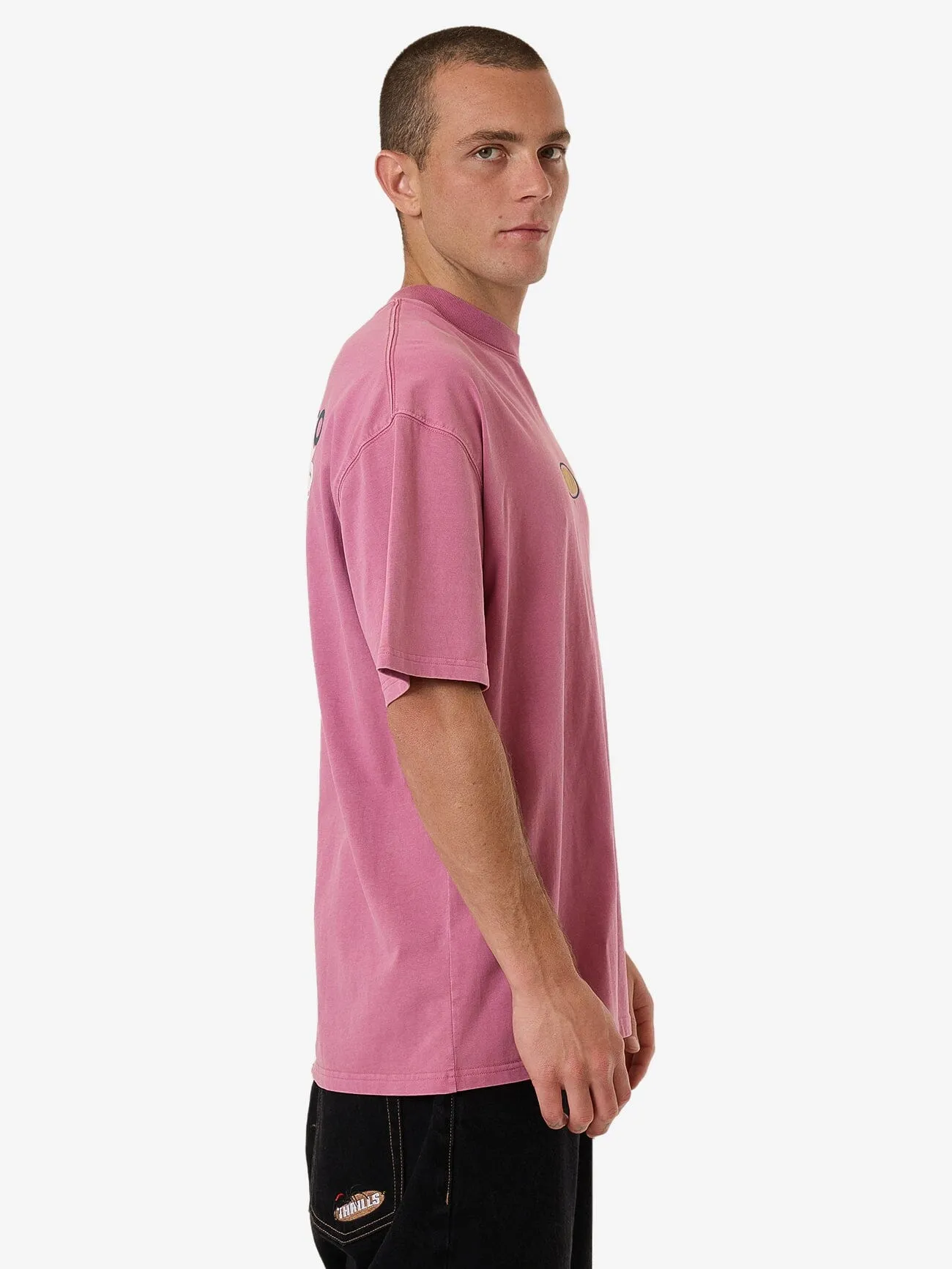 Bueno Box Fit Oversize Tee - Heather Rose