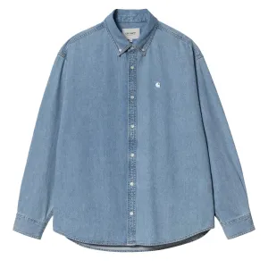 Carhartt WIP L/S Lucas Shirt Blue Bleached