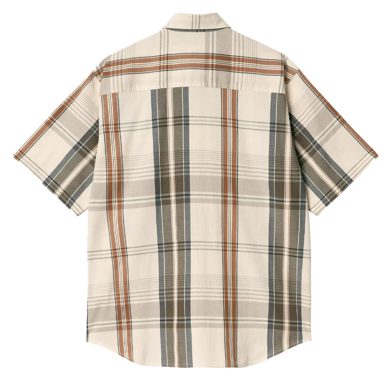 Carhartt WIP S/S Roslin Shirt Roslin Check / Natural / Wax