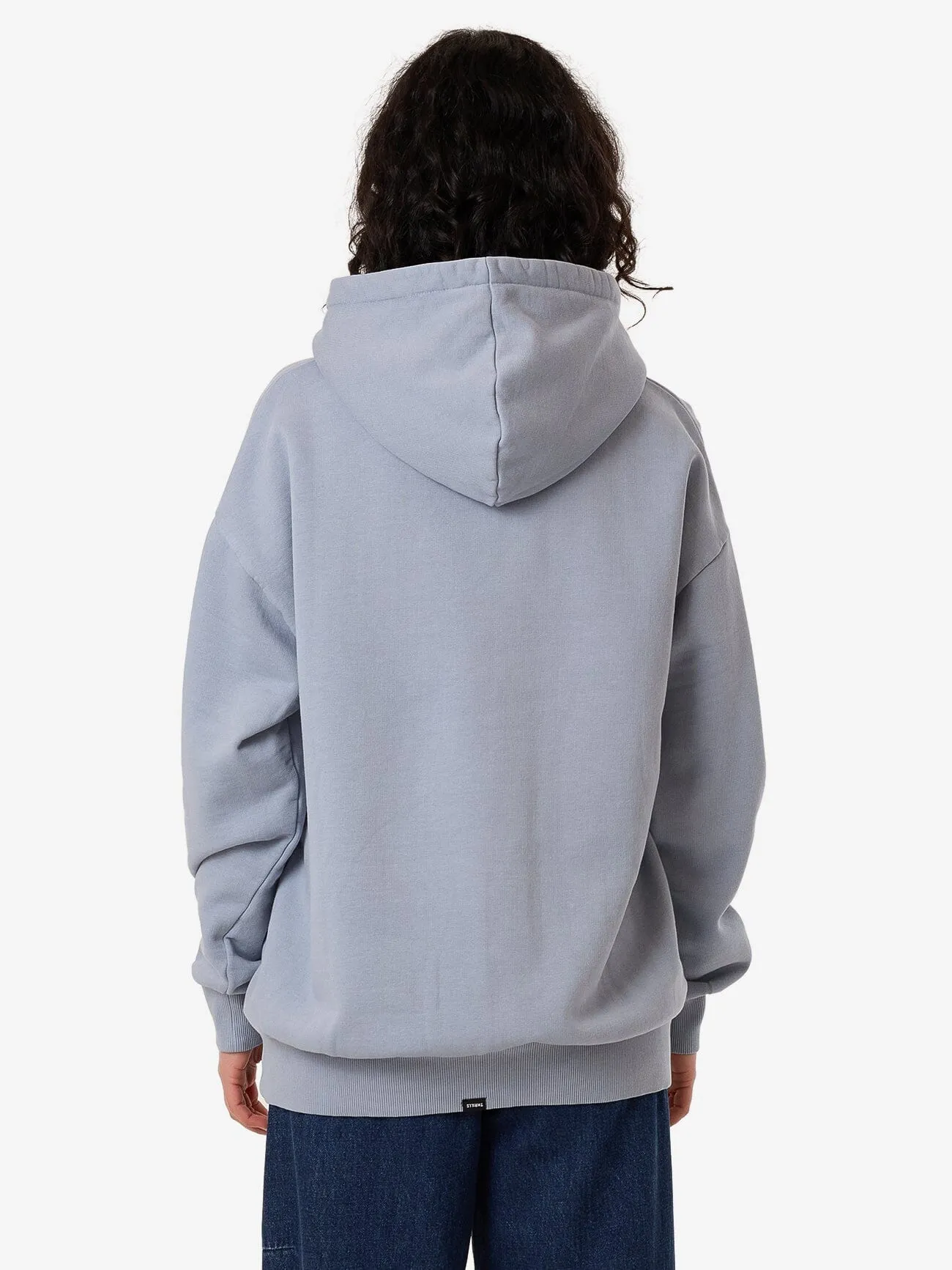Chaotic Growth Slouch Hood - Ashley Blue