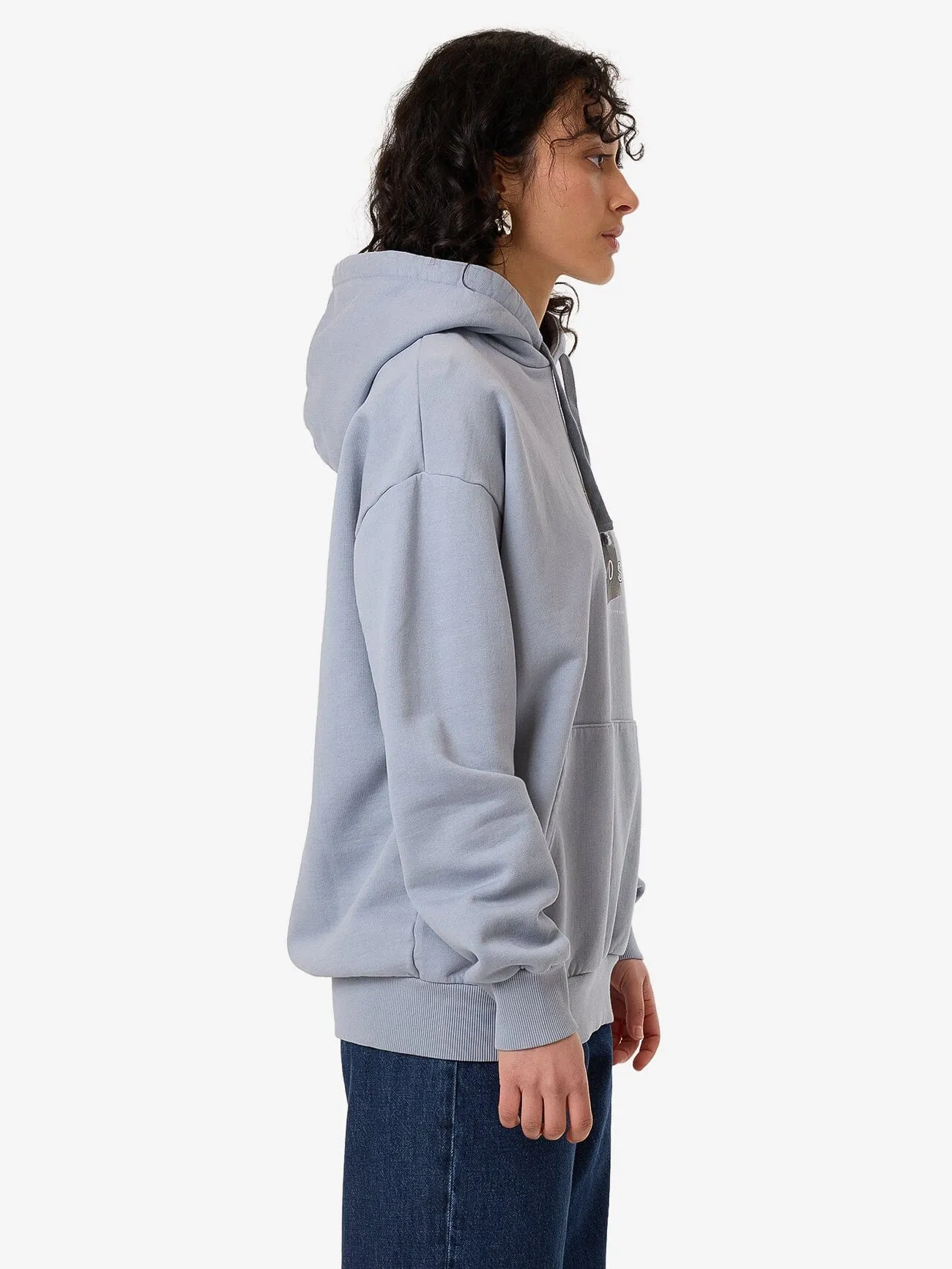 Chaotic Growth Slouch Hood - Ashley Blue