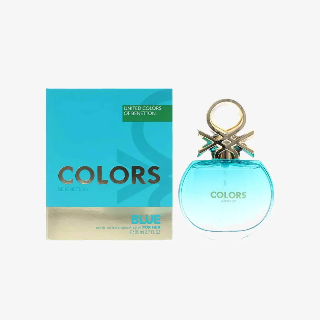 Colors Blue For Women By Benetton Eau de Toilette Spray 2.7 oz