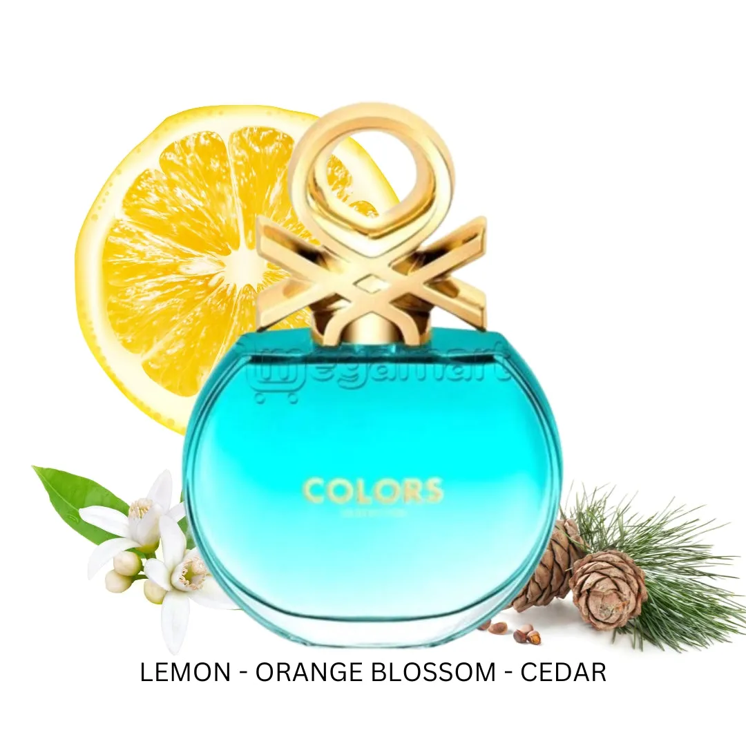 Colors Blue For Women By Benetton Eau de Toilette Spray 2.7 oz