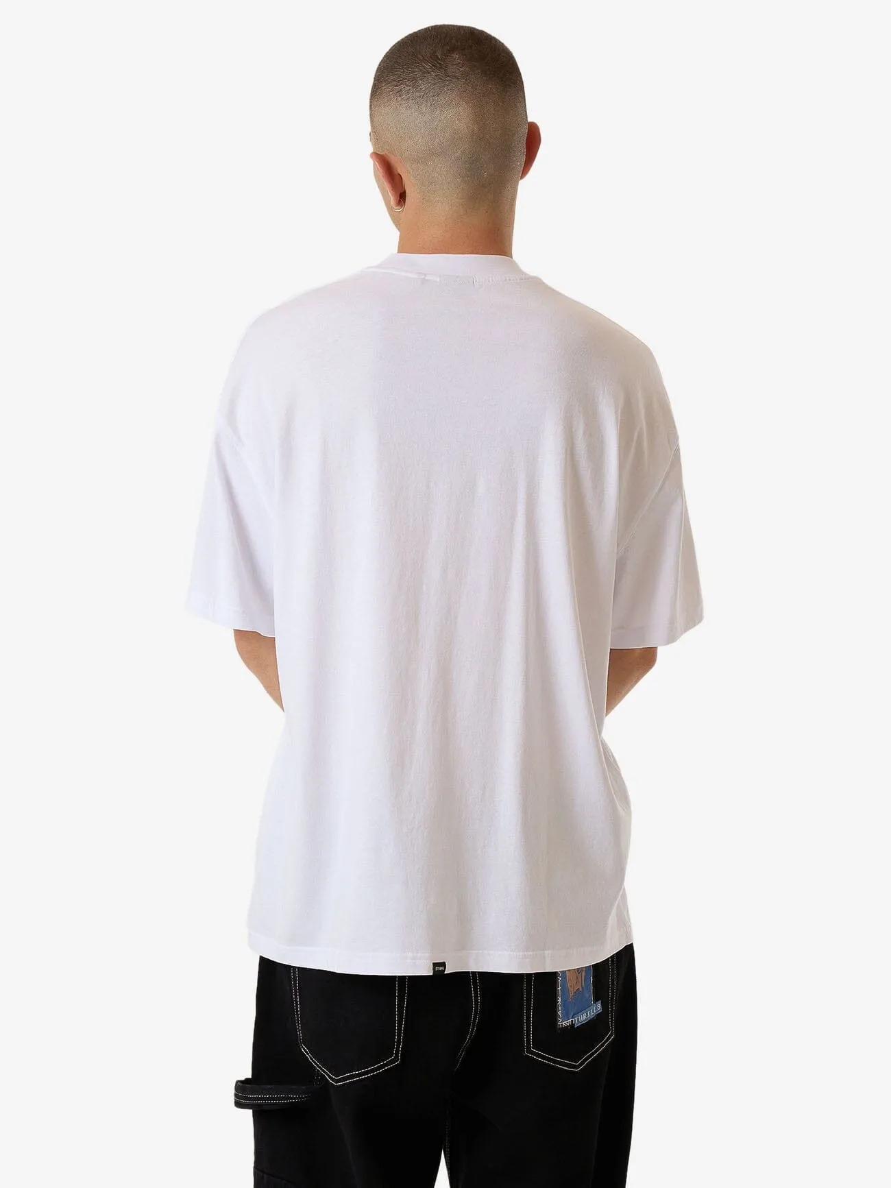 Come & Believe Box Fit Oversize Tee - White