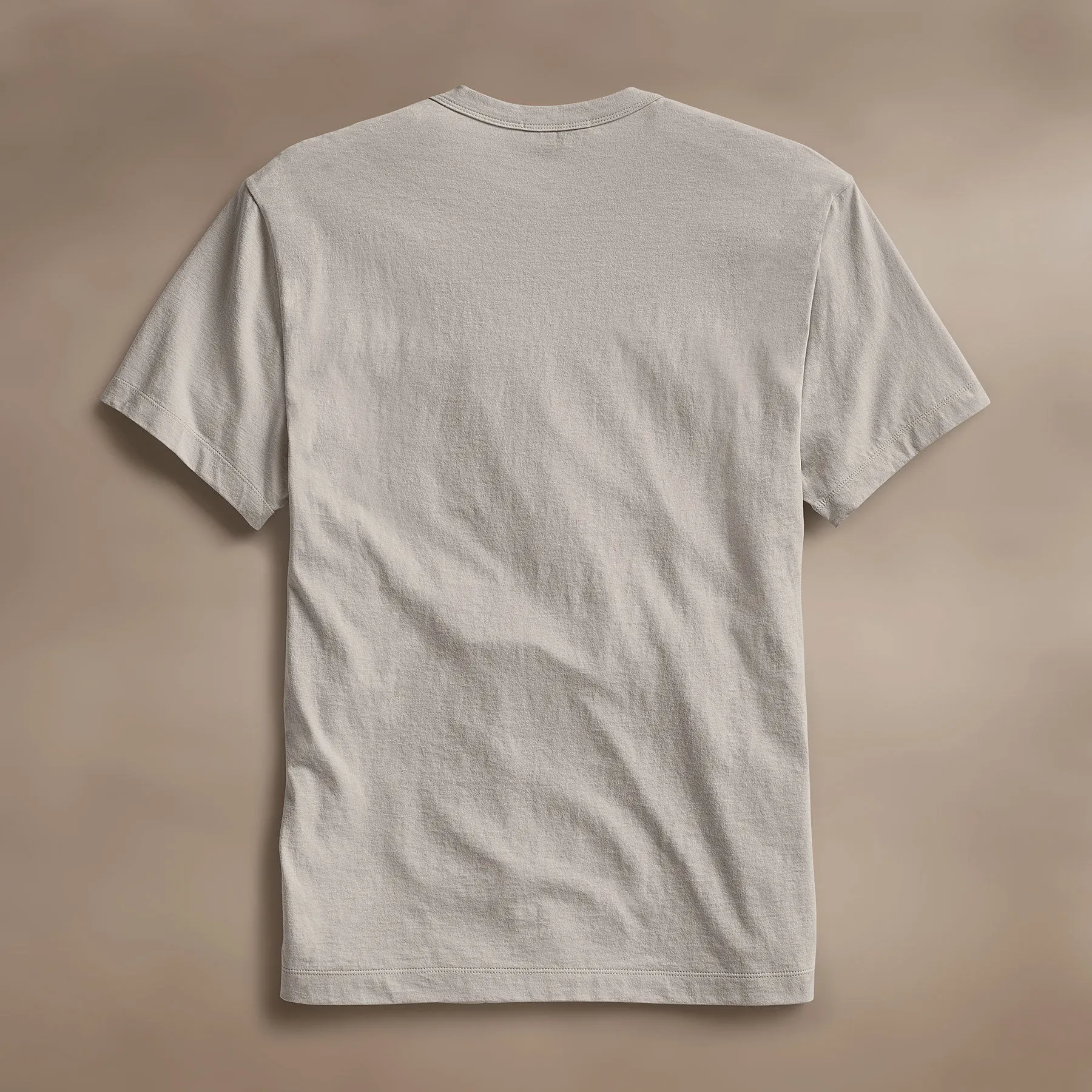 Cotton Linen Pocket Tee - Salt