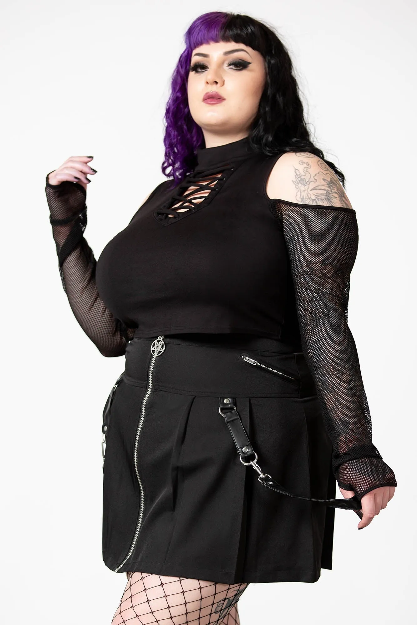 Dark Half Long Sleeve Top