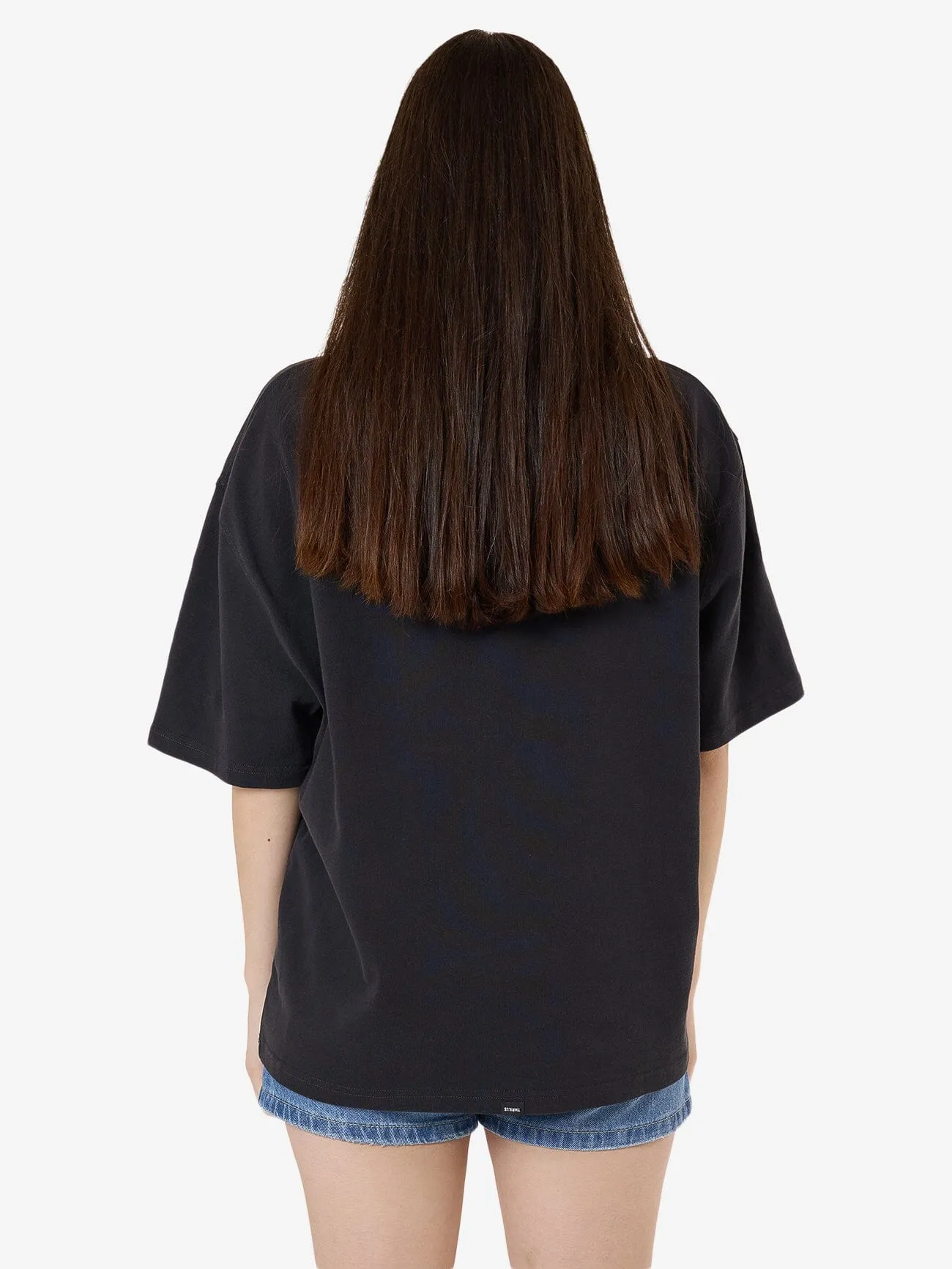 Deadly Pursuit Oversized Tee - Washed Black