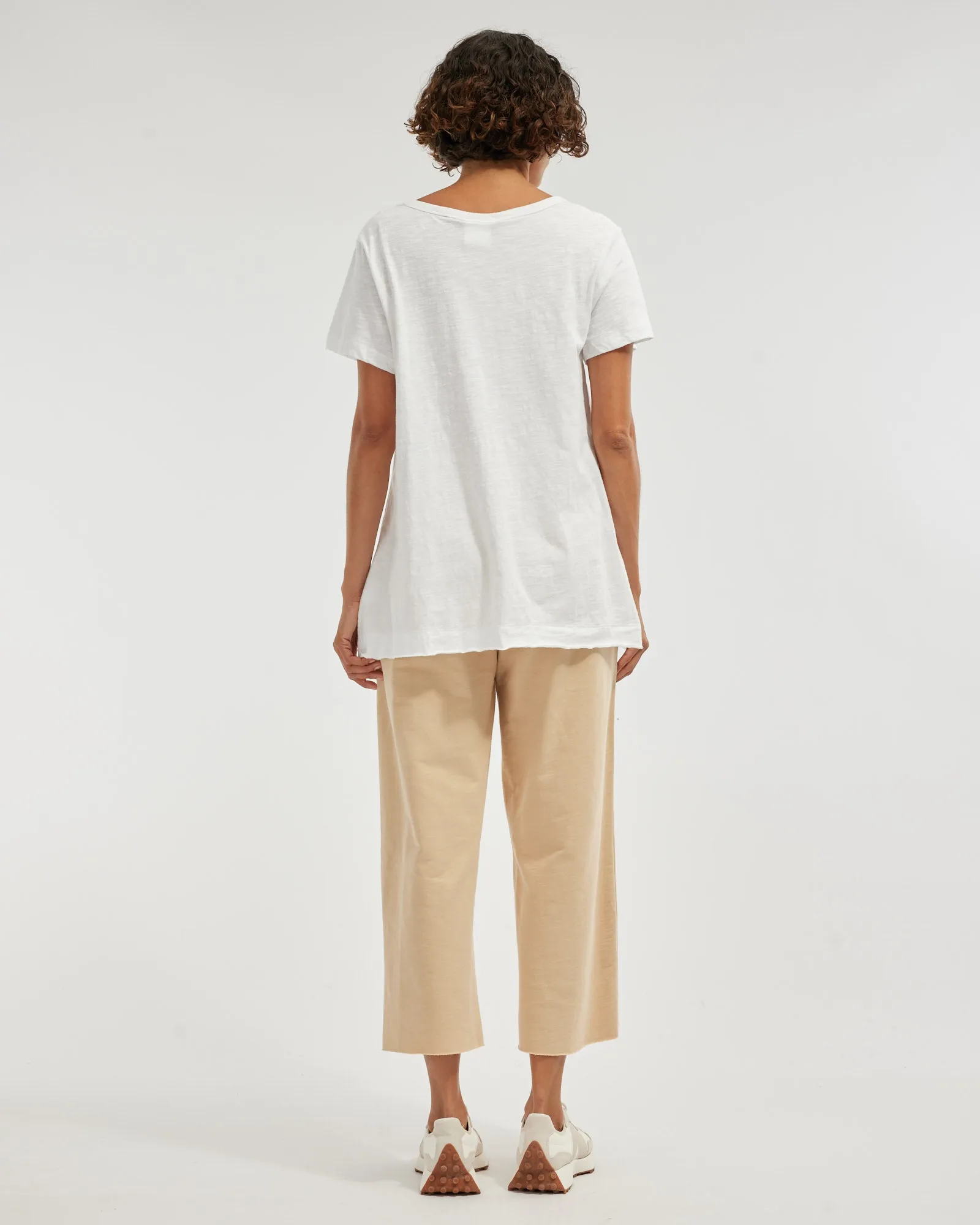 Diana Longline Tee - White