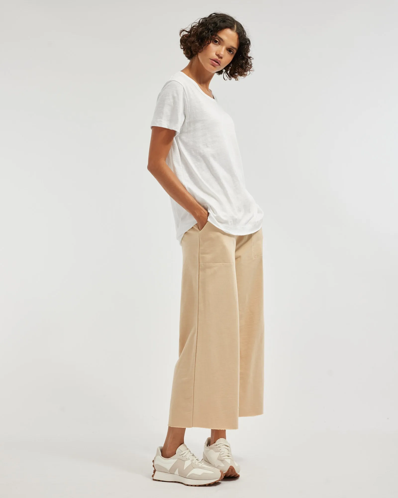Diana Longline Tee - White