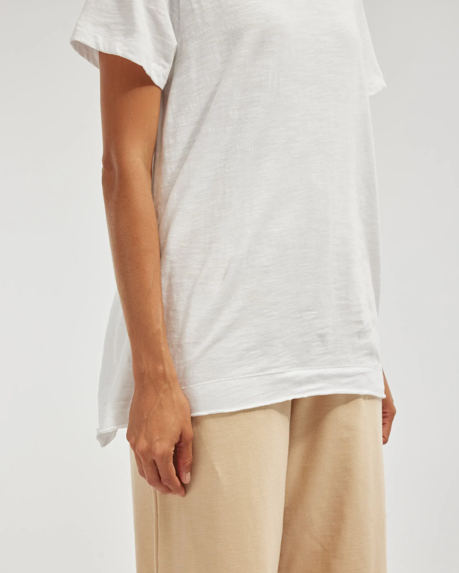 Diana Longline Tee - White