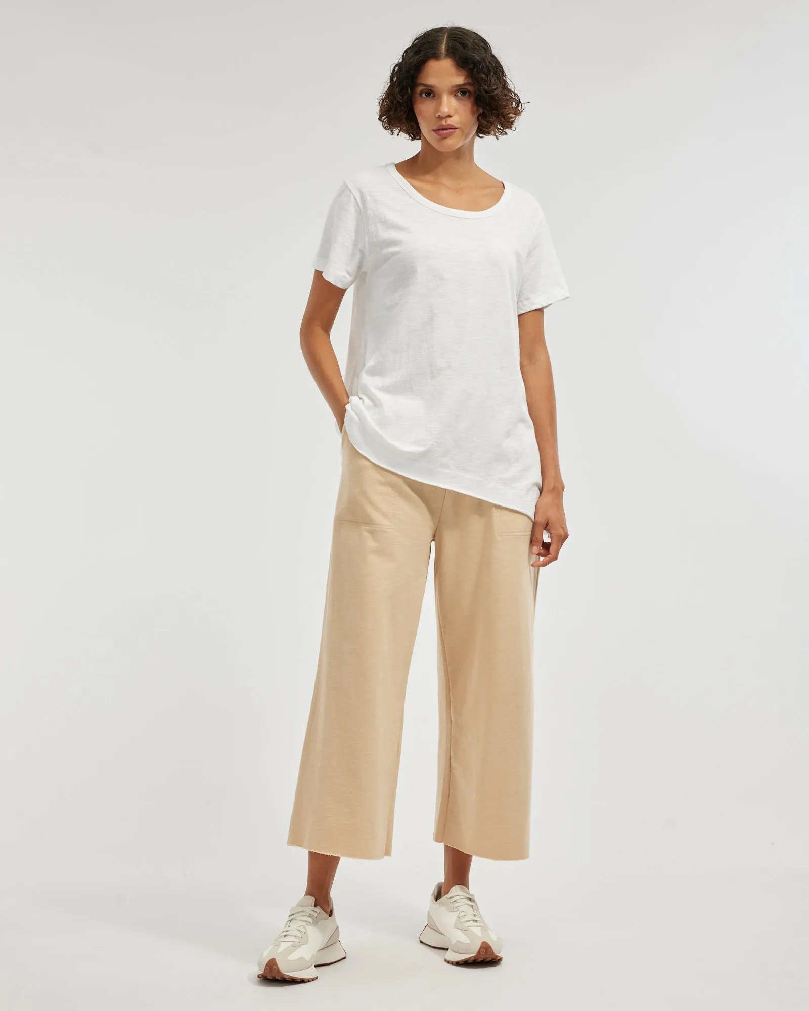 Diana Longline Tee - White