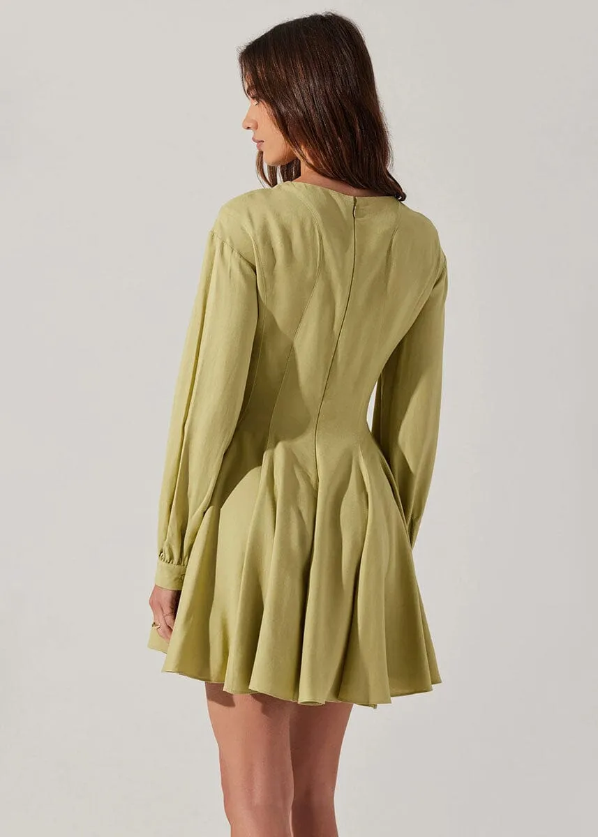 Elowyn Dress - Matcha
