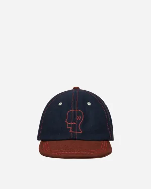 Flannel Wire Brim Hat Navy