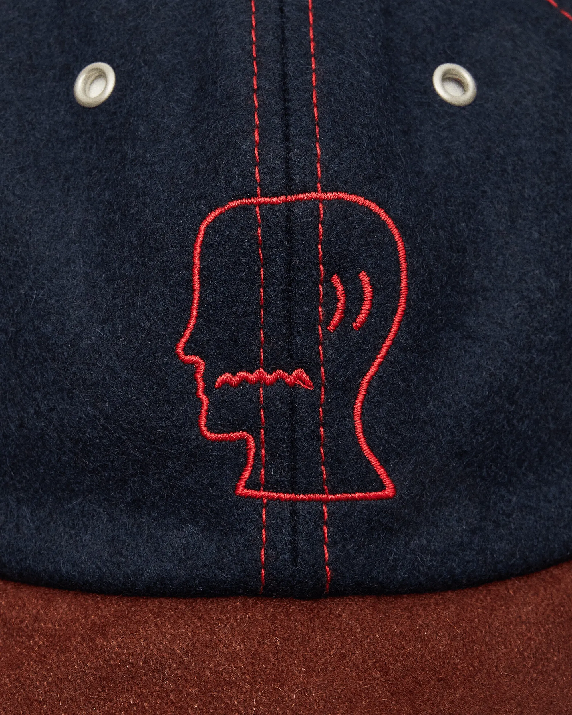 Flannel Wire Brim Hat Navy