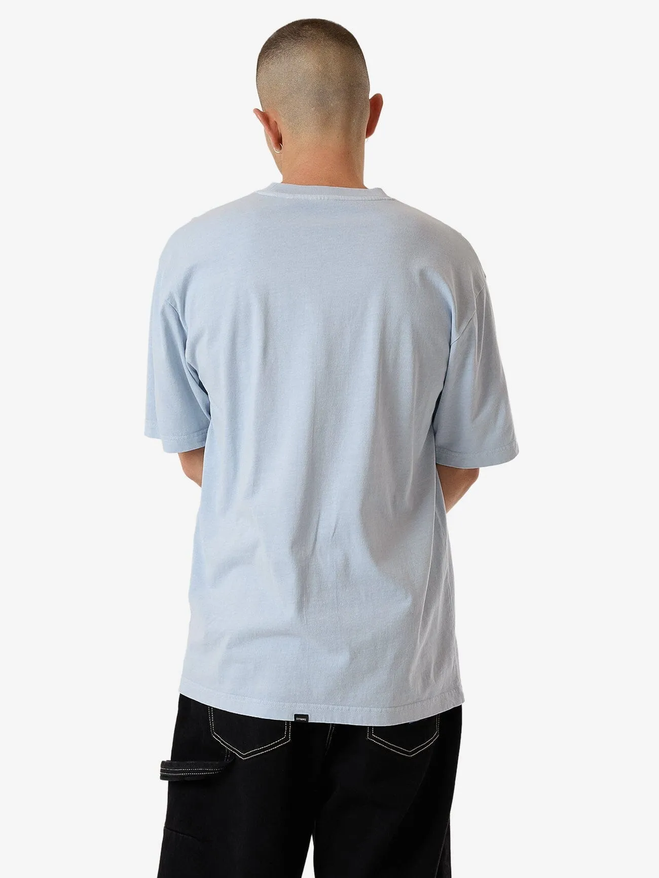 Gazed Oversize Fit Tee - Baby Blue