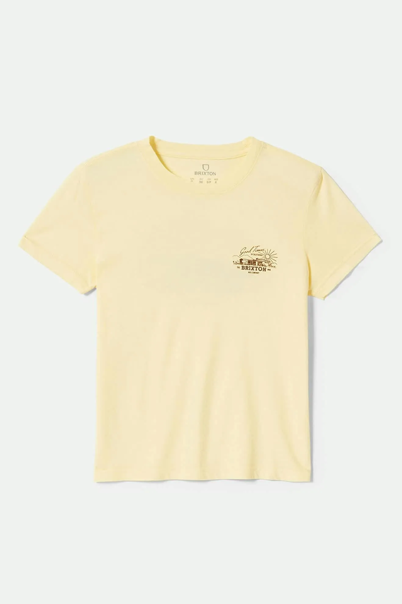 Good Times Fitted Crew T-Shirt - Panna Cotta