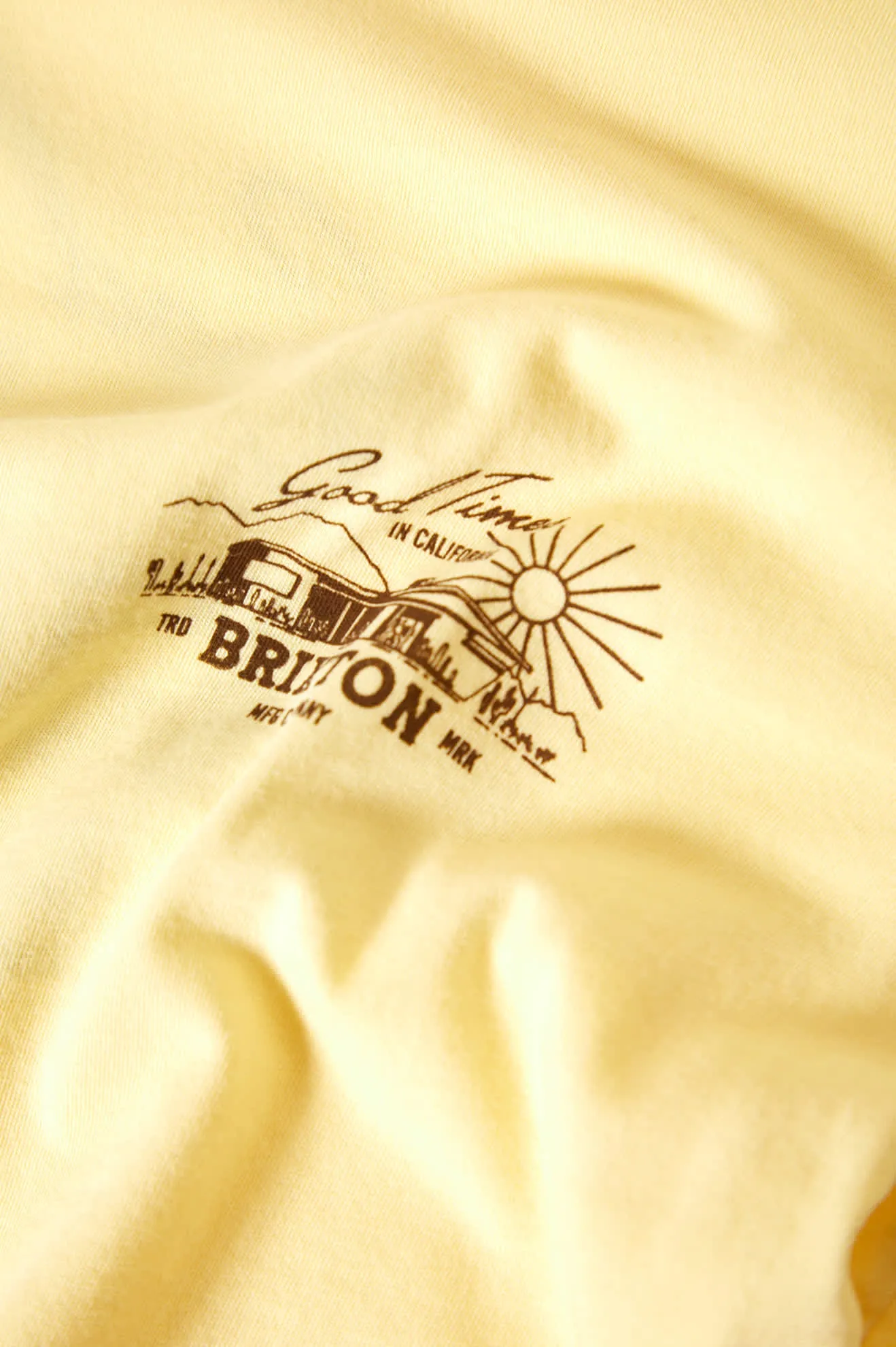 Good Times Fitted Crew T-Shirt - Panna Cotta