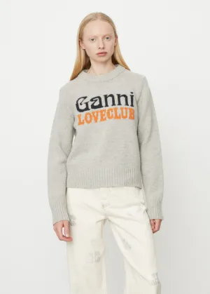 Graphic O-neck Pullover Jumper