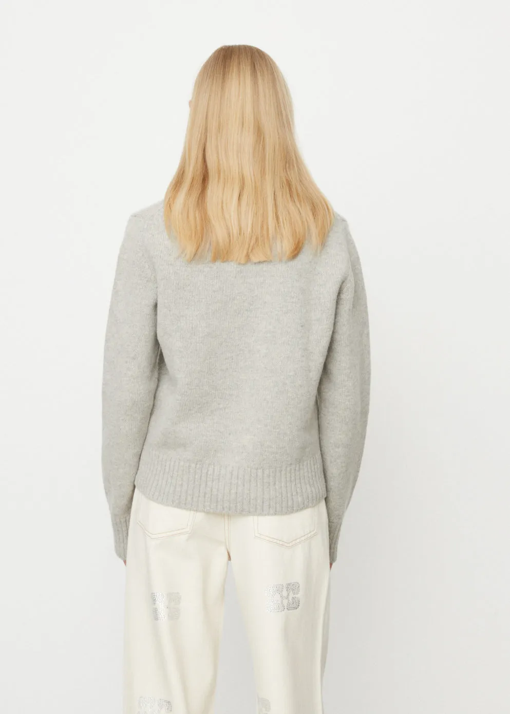 Graphic O-neck Pullover Jumper